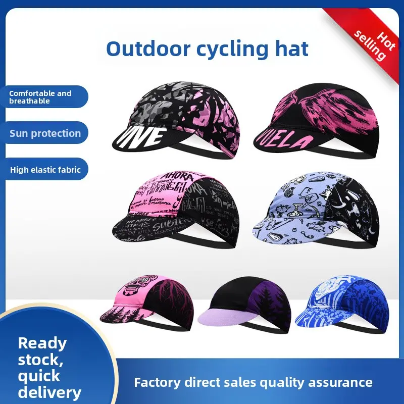 Cycling cap Outdoor breathable quick-drying helmet Lined cap Bicycle helmet Cycling small cloth cap New