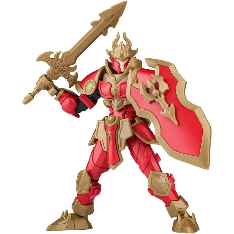 Paladin Sun Armor Knight Action Figure Toy - Multi-Jointed Articulating Figurine Collectibles, Medieval T13 Undead Fantasy Warrior Display Model, Assembly-Required Collectible Figure Dummy