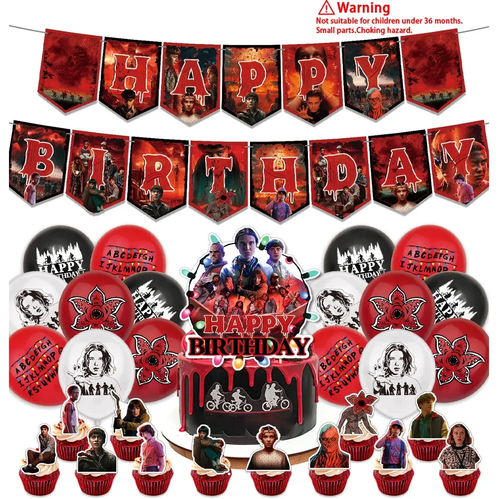 Stranger Things Countdown Calendar Blind Box, Christmas Tree Holiday Acrylic Ornament, Decorative Ornament, Festive Decoration, Collectible Item