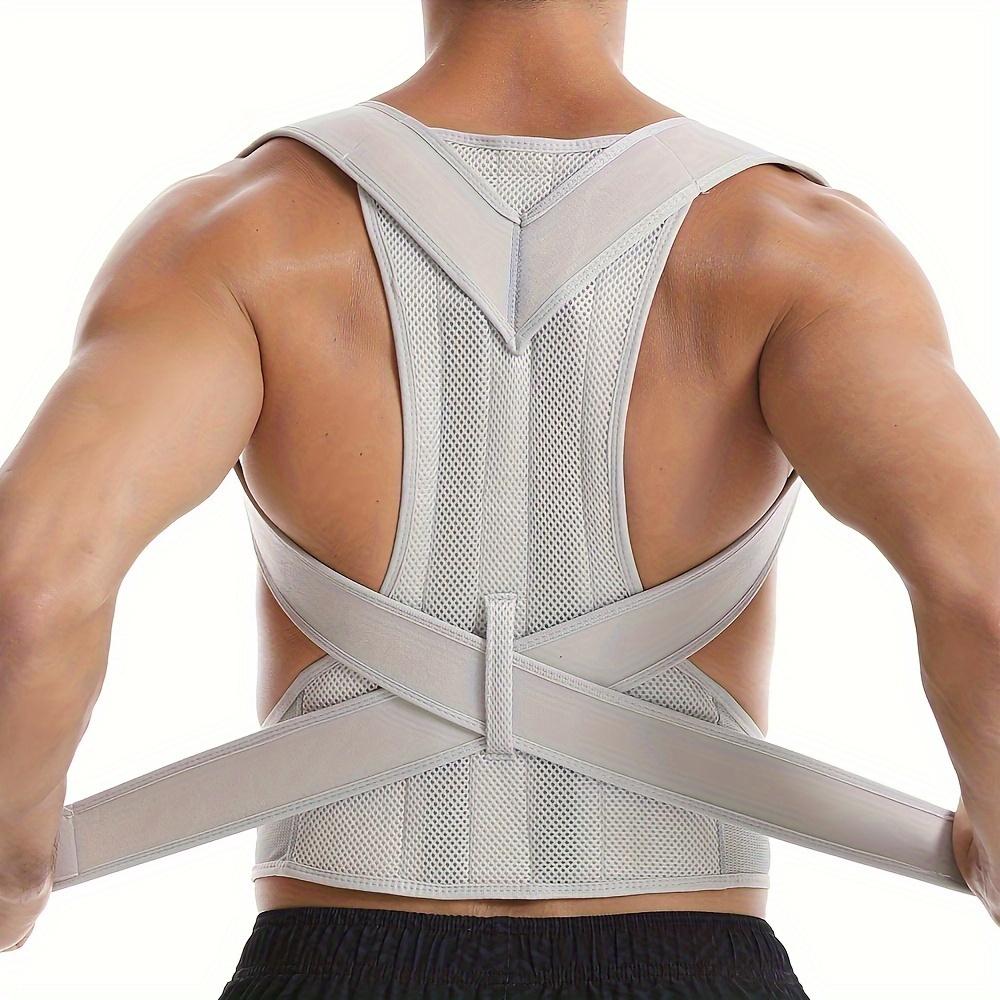 Ergonomic Posture Brace, Unisex-Comfortable Back Support-Humpback and Chest Containing Correction-Comfortable and Adjustable, Wear All Day