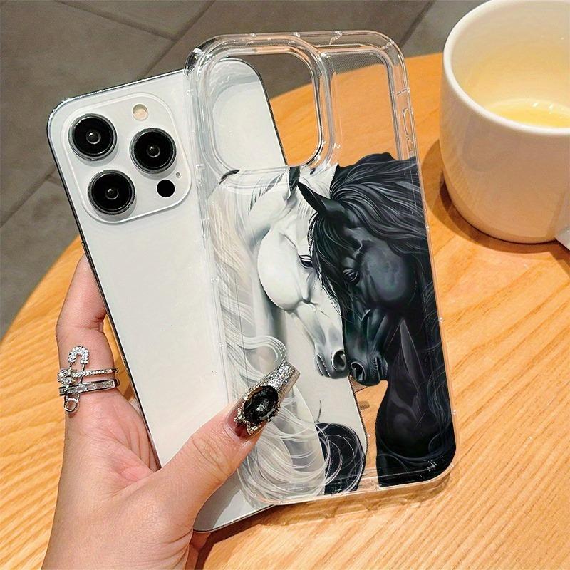 Shuangjun Cool Painting Pattern, Anti Drop and Anti Slip TPU Full Cover Lens Phone Case, Suitable for iPhone 17, 16, 15, 14, 13, 12, 11 XS X and other series models, Can be given as a gift to friends or family