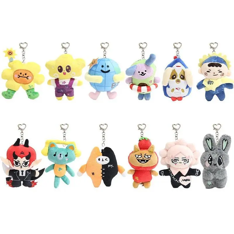 Thailand GMMTV CP Plush Keychain Cartoon Cute Filling PP Cotton Pendant JAIDEE BABII WIN ForceBook AouBoom Fans Birthday Gift