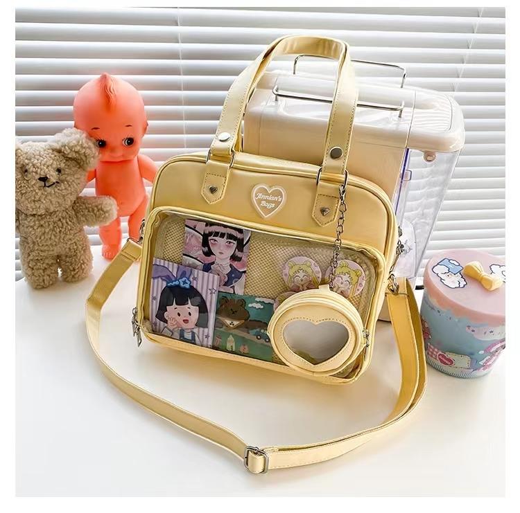 Women Japanese Style Trend Kawaii Candy Color Large Capacity Ita Bag Fashion Student Preppy Shoulder Bag Messenger Crossbody Bag Women Japanese Style Trend Kawaii Candy Color Large Capacity Ita Bag Fashion Student Preppy Shoulder Bag Messenger Crossbody Bag