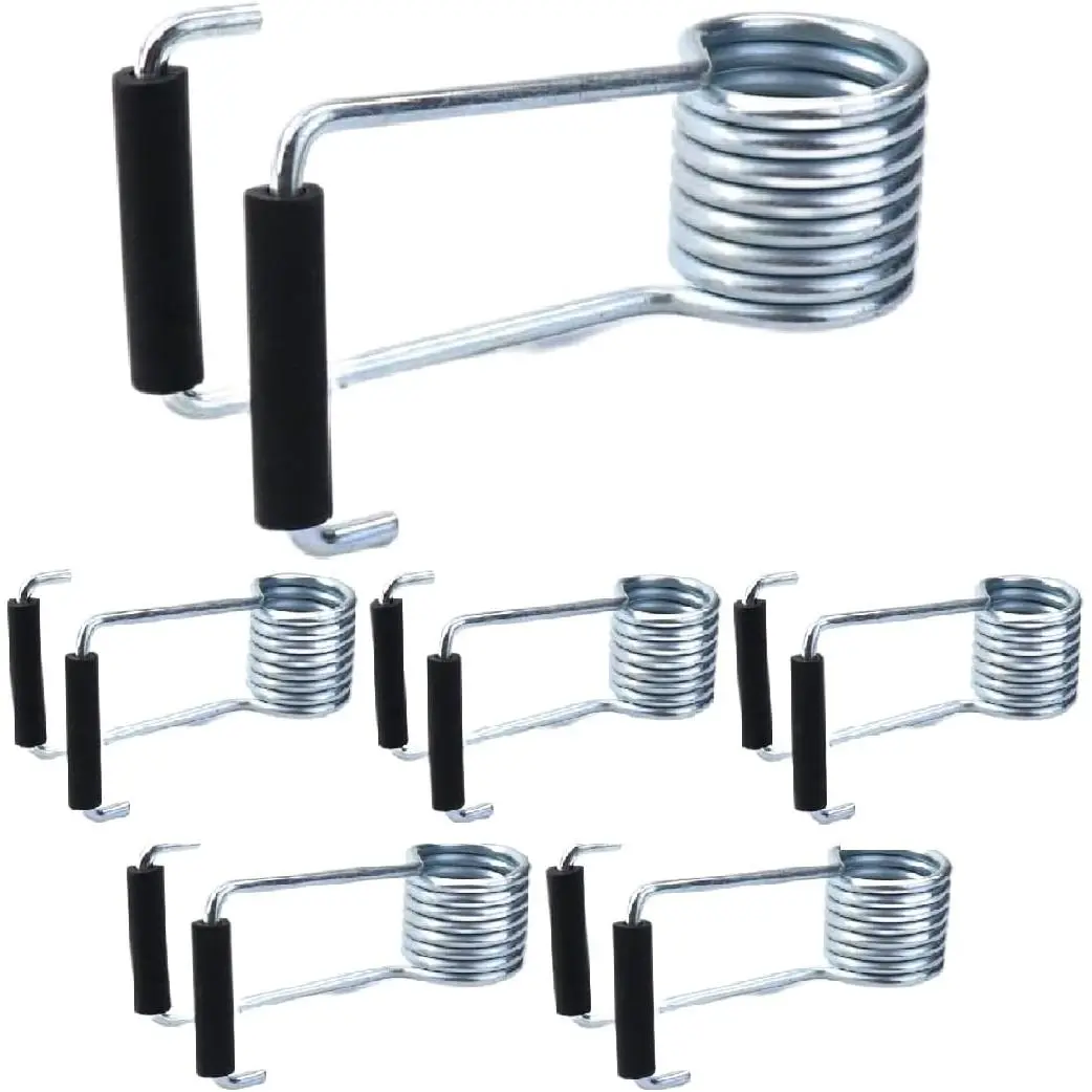 6 count Spring Door Closer Self-Closing with Rubber Bumpers,Spring Hinge Door Closer,for Door  Hinge Pins.Automatic Door Springs to Close Door,Door Closers for