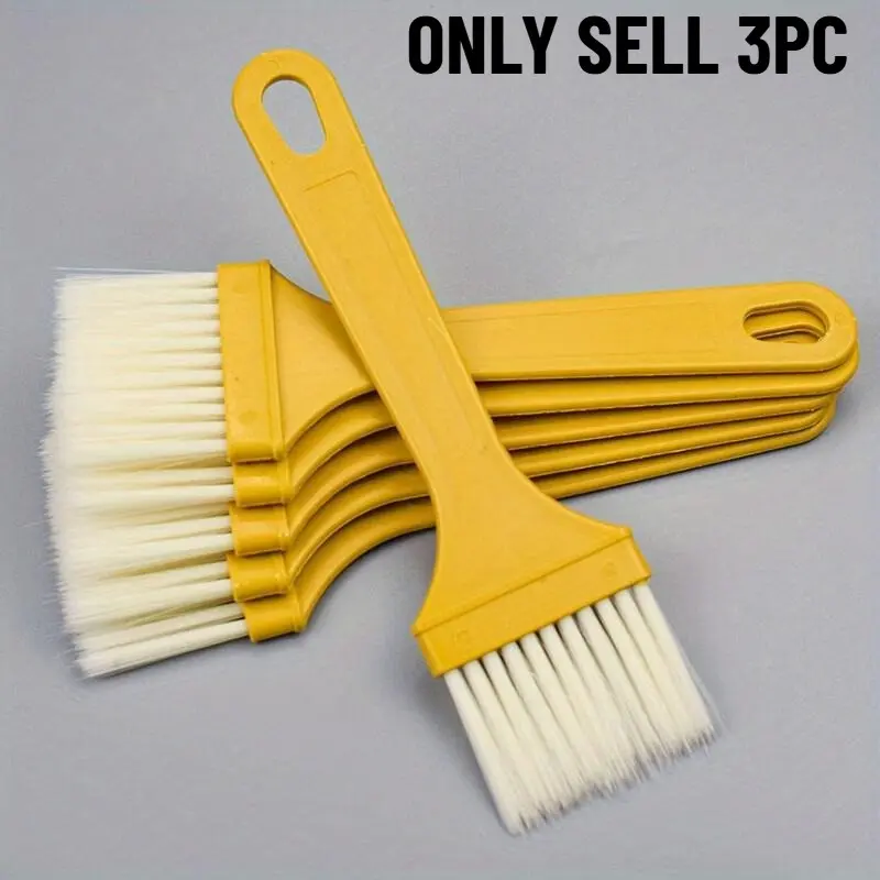 3pcs Food-Grade Oil Brush Set, Heat-Resistant Basting Pastry Brush for BBQ, Baking & Grilling. Portable Kitchen Utensil with Hanging Hole for Easy Storage. Ideal for Camping, Family Cookouts & Holiday Parties. Perfect for Home Cooks & Grill Masters.
