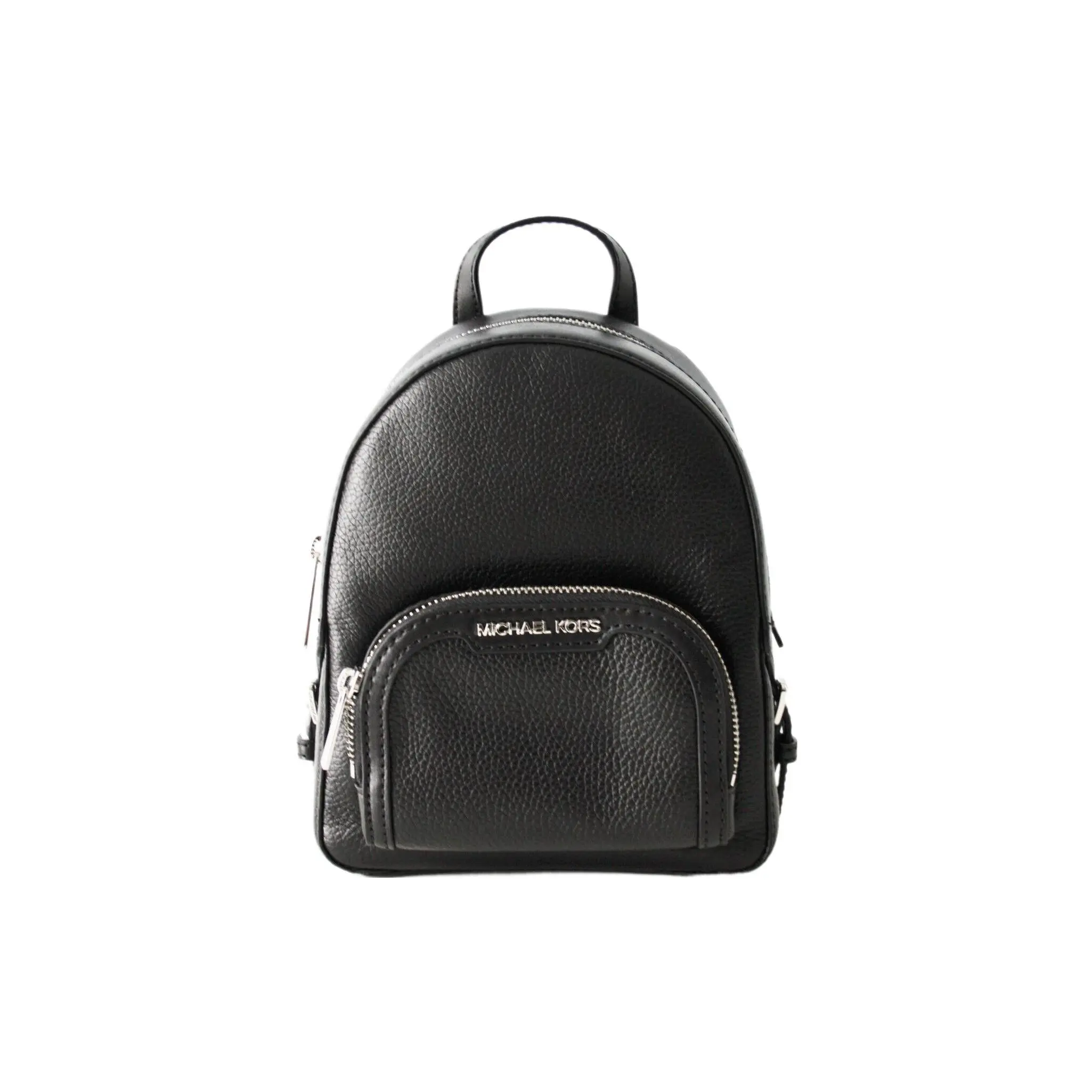Michael Kors MK Jaycee Vintage-Style Saffiano Leather Backpack – Small Women’s Bag in Black