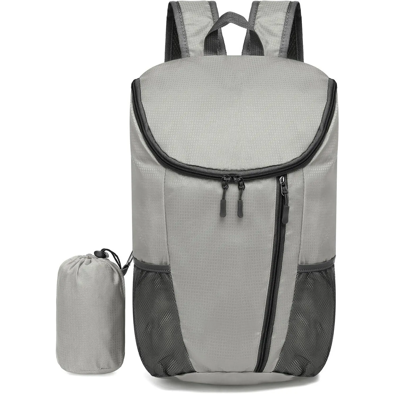 20L Small Hiking Backpack Lightweight Outdoor Daypack Grey