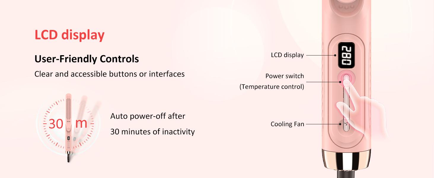 360° Airflow Styler – 1 Inch 2-in-1 Hair Straightener & Curler with Vented Cool Air for Style Locking, Extra Long Flat Iron, Dual Voltage for European Travel 360° Airflow Styler – 1 Inch 2-in-1 Hair Straightener & Curler with Vented Cool Air for Style Locking, Extra Long Flat Iron, Dual Voltage for European Travel