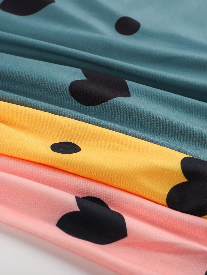 Plus Size Heart Print Elastic Waist Pyjama Set, Casual Sleeveless Spaghetti Strap Top & Shorts PJ Set, Women's Sleepwear for All Seasons