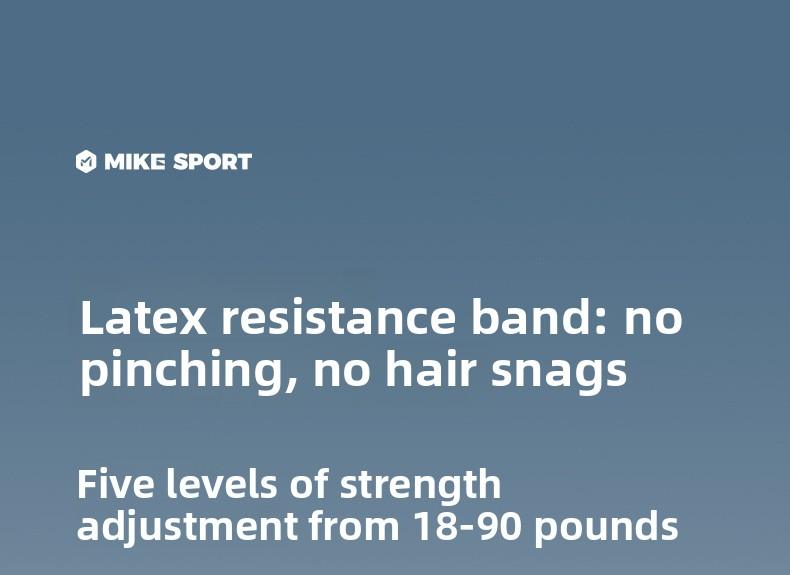 Mikela resistance trainer, latex chest expander, men's fitness multifunctional elastic rope, women's arm strength trainer for home use