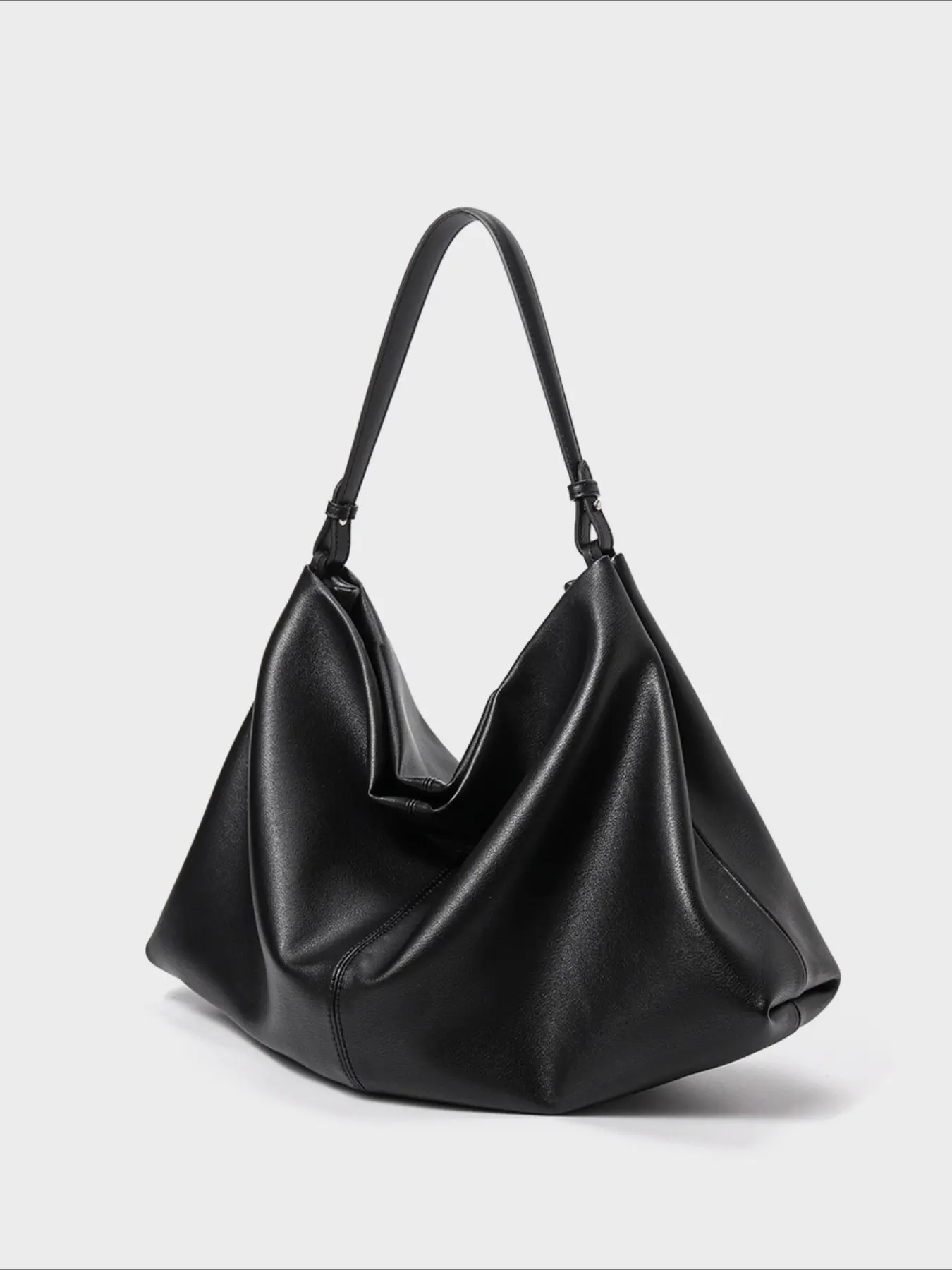 Tote bag large-capacity bag Korean niche high-end leather underarm bag single shoulder crossbody TR women's bag