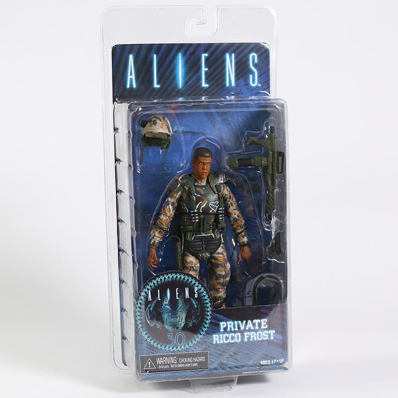 NECA Aliens Xenomorph Warrior Dog Alien Ellen Ripley Weyland Yutani Bishop Colonel Cameron 7"Action Figure Collectible Model Toy popular