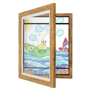 High Quality Front-Opening Art Display Frame, Storage Frame for Wall, Wall Gallery Frame, Photo Frame for Living Room and Bedroom, Wall Picture Frame