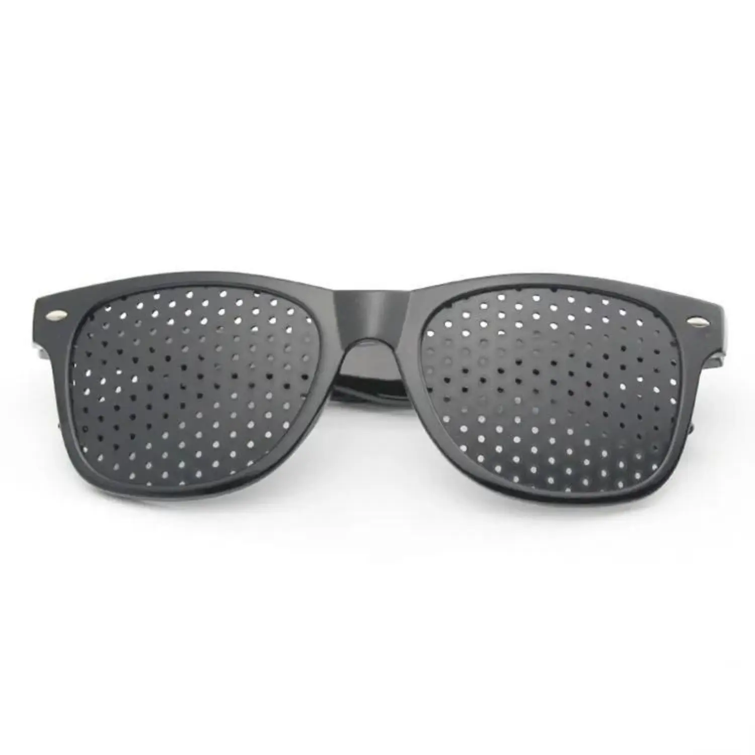 Unisex Full-Frame Pinhole Eyeglass Frames, Lightweight Design for Vision Training and Natural Eye Care, Reduces Strain, Polarised Lens