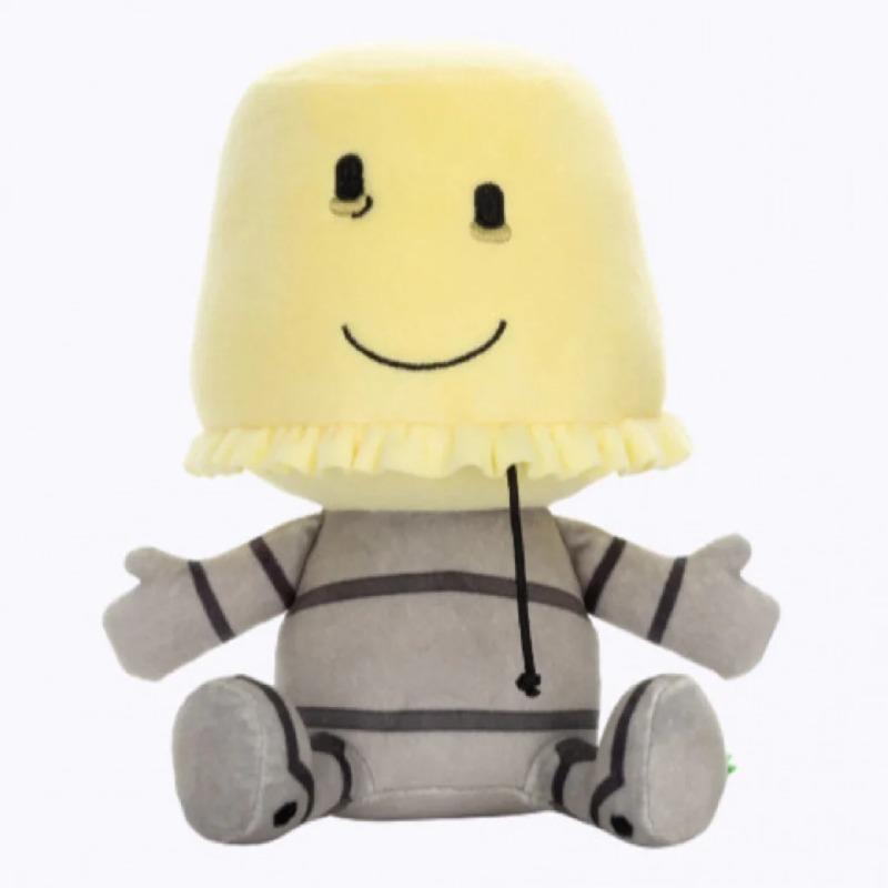 Roblox Guest Plush Toy, Soft "Tough Guys Wear Pink" Game Character Stuffed Doll, Cute Collectible Plushie Gift for Fans & Kids