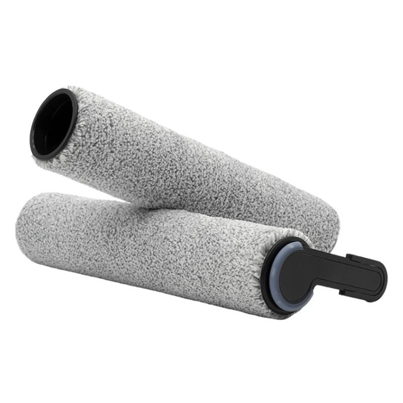 Replacement Roller Brush and Filter Kit Compatible with Tineco Floor ONE Stretch S6, Switch S6, i5, i6, S7, S9 Series Vacuum Cleaner, 2 Brushes, 2 HEPA Filters, 1 Cleaning Brush，Gray and Black