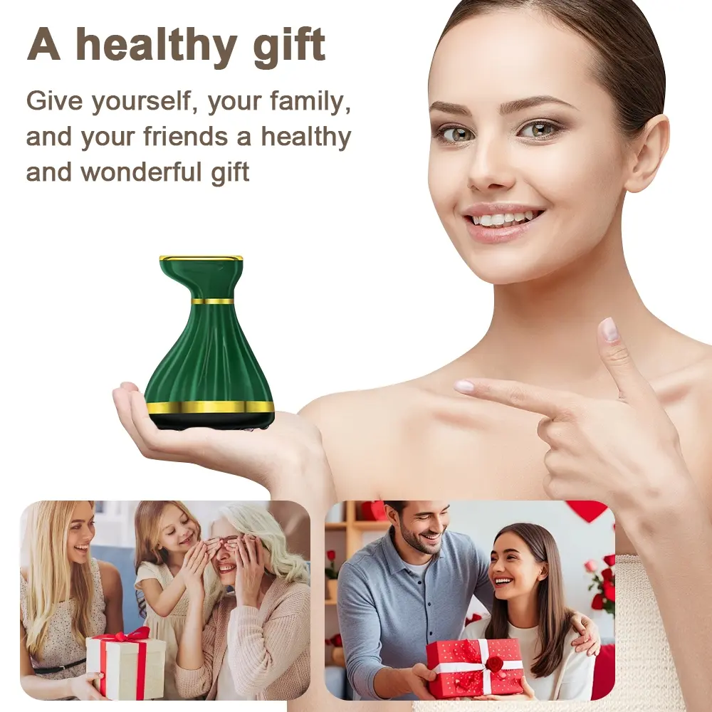 Three-In-One Electric Cupping Massage Device, Vacuum Cupping Massager for Muscle Relaxation, Relaxation Aid, Health Gift for Family, Model Zty-826