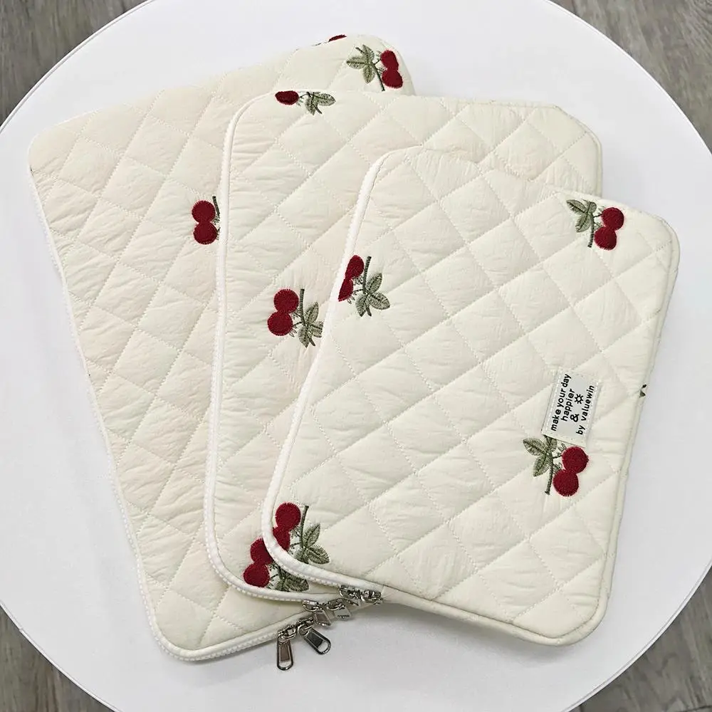 Floral Fabric Laptop Sleeve - 0.35kg Zip-Closure Waterproof Case for 11/13/14/15/15.6/16Inch Laptops, Notebooks, Tablets (MacBook Air Pro, Lenovo, HP, Dell) for Women, 0.35 Kilograms