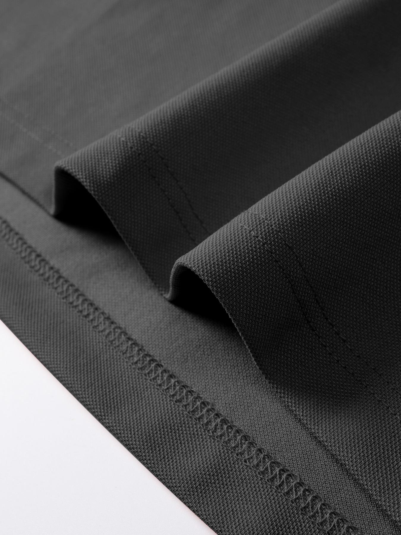 Men's Colorblock Short Sleeve Casual Collared Polo Shirt, Regular Fit Fashion Comfy Half Placket Top for Summer, Men's Clothes for Outdoor Wear, Menswear