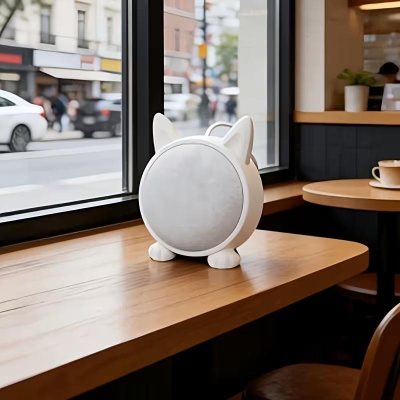 Cat-shaped mini speaker stand for desktop decoration can be used as a student gift or birthday present