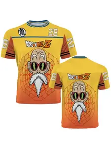 2026 New Summer Japanese Anime Dragon Ball Master Roshi Goku 3D Quick-Drying T-Shirt