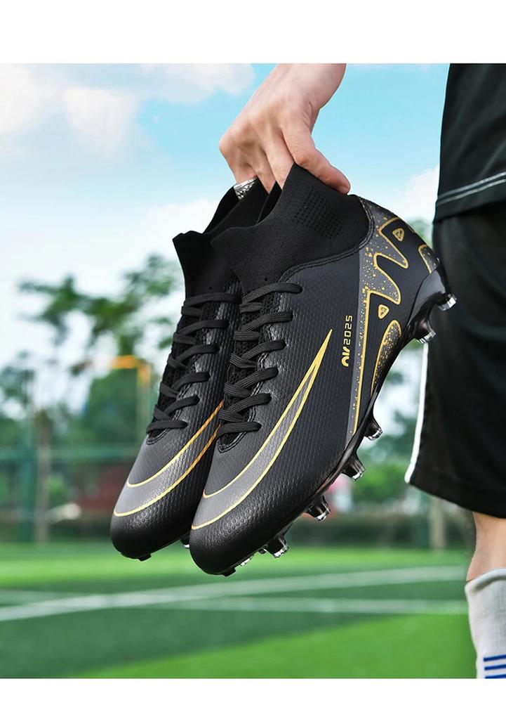 Unisex Soccer Shoes TF/AG Society Futsal Top Quality Unisex Training Football Shoes Original Resistant Comfortable Football Boots