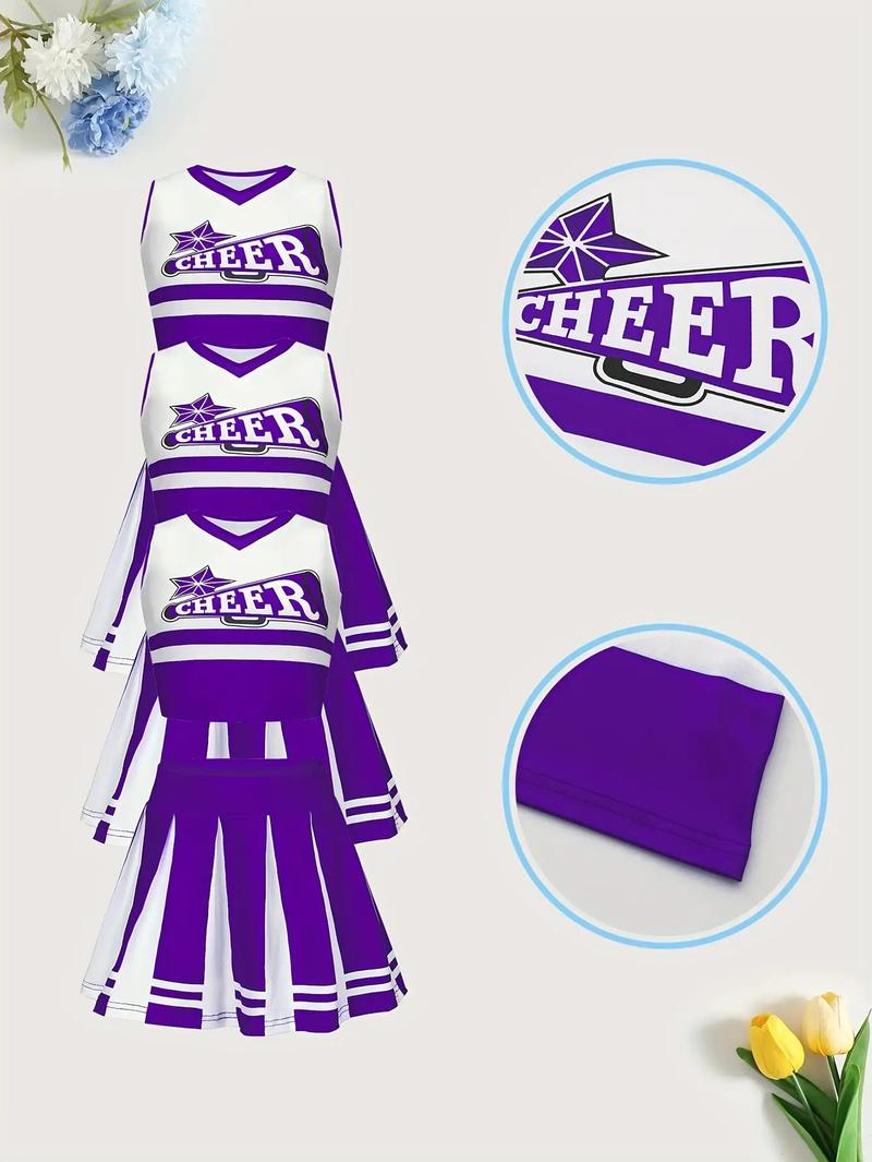 body shaper woman Three-Pack Children's Cheerleading Uniforms Rugby Cheerleading Captain Includes POM-POM Competition Cheers exercise pants stretchy workout sport fitted fitness training Body Resistance Bands Full women sets Dress Shorts