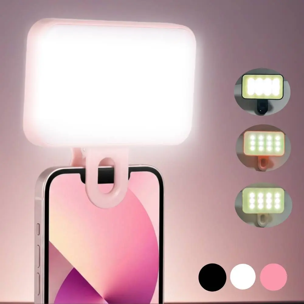 Portable Mini Clip-on Fill Light, Multipurpose Selfie Ring Light for Phone, Universal LED Light, Phone Accessories, Selfie Led Lights