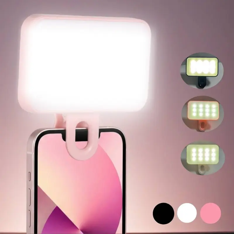 Portable Mini Clip-on Fill Light, Multipurpose Selfie Ring Light for Phone, Universal LED Light, Phone Accessories, Selfie Led Lights