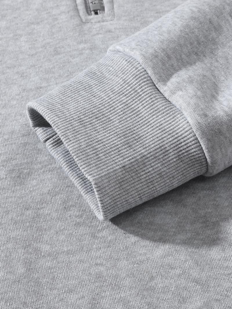 Men's Half-Zip Hoodie with Shorts Two-Piece Set, Streetwear Tracksuit Set, Basic Style Comfortable and Warm Sports Jogging Set, Suitable for Daily Wear, Outdoor Activities, Running and Workouts – Available for Men and Women.