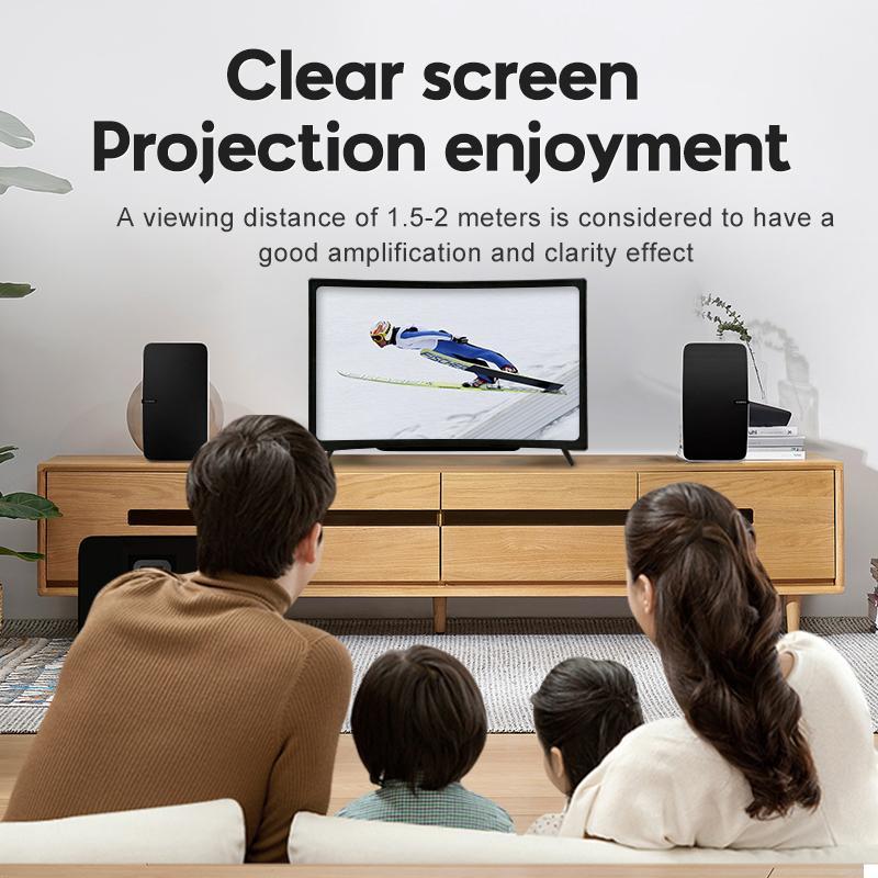 14 Inch Curved Screen Phone Screen Magnifier, Ultra-Clear Lens Phone Screen Magnifier, 1 Count Phone Screen Magnifier for 4-6.6 Inch Phone