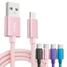 1 USB Type-C Fast-Charging Cable, Data Charging Cable, Data Cables, Fast Charging Cords, Nylon-Braided Portable 3.3/6.6 ft USB-A to USB-C Charger Cord, Super-Fast Charging Electronic Mobile Accessory Compatible with Samsung Galaxy S25/S24/S23