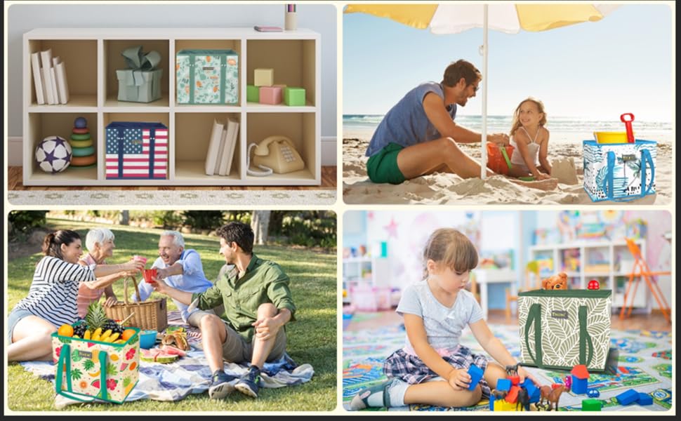 3-Pack Reusable Grocery Bags – Heavy-Duty Foldable Shopping Totes with Reinforced Bottom, Extra-Long Handles & Water-Resistant Fabric – Compact Eco-Friendly Bags for Groceries, Travel, or Market Trips