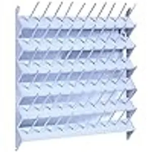 60 Spool Cone Thread Stand Rack Organizer for Sewing & Embroidery Machine, Easy Setup