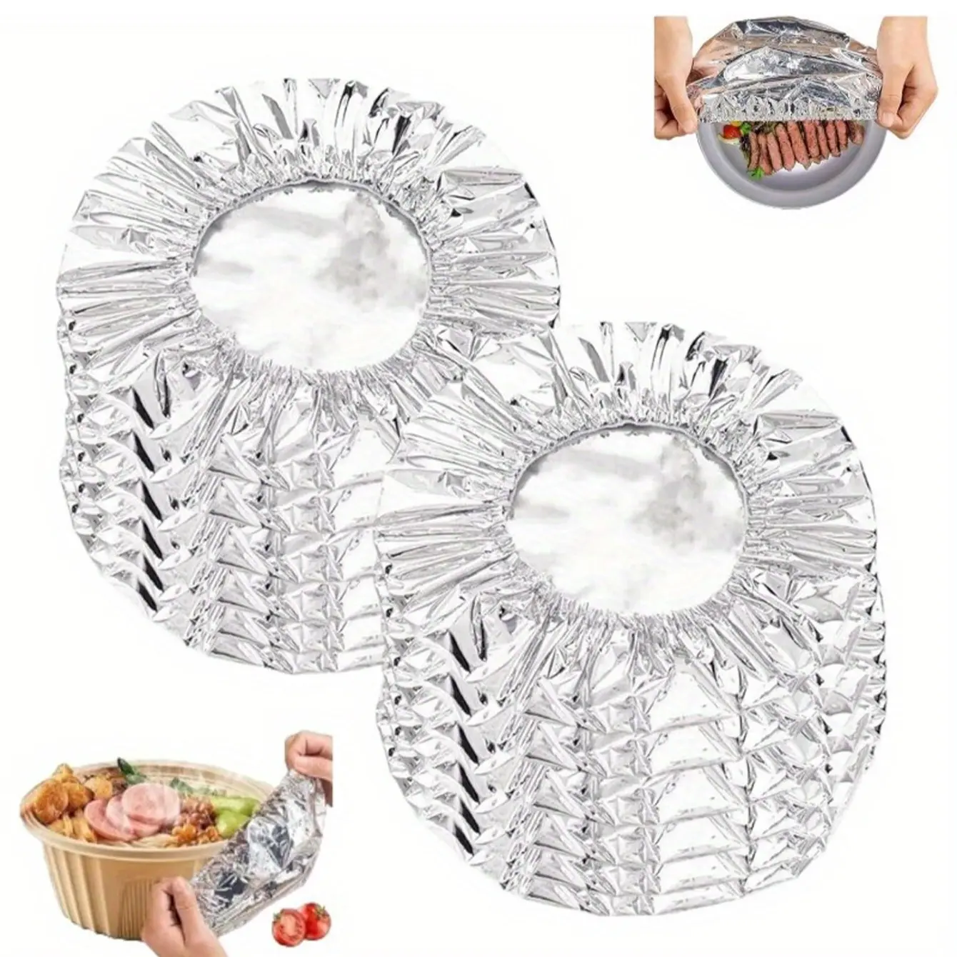 Aluminum Foil Insulation Film, Tabletop Food Warmer Cover, Household Food Preservation Membrane, Kitchen Heat Barrier Insulator