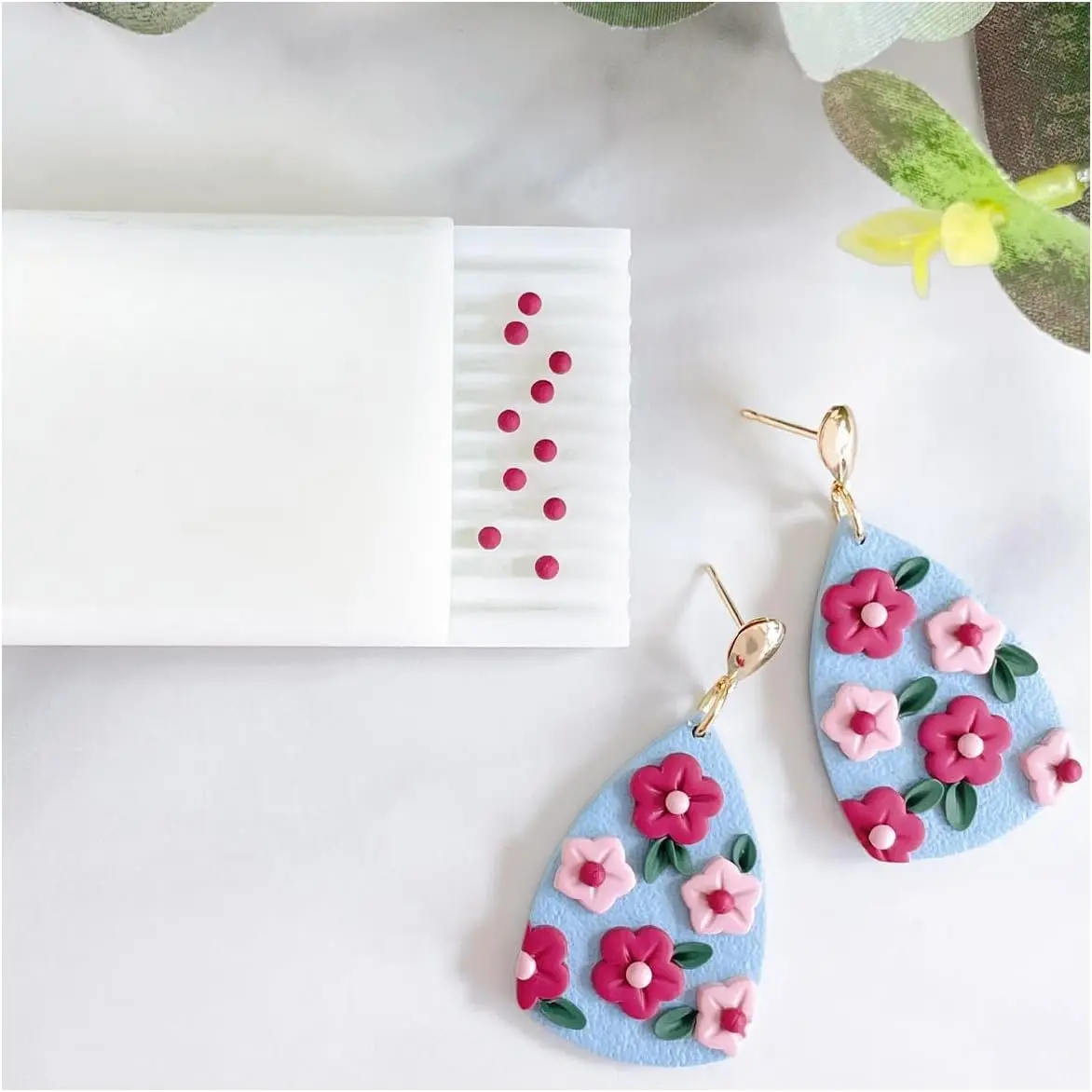 2mm Polymer Clay Bead Roller, Polymer Clay Bead Maker, Bead Molds for Clay, Polymer Clay Tool, Polymer Clay Mold to Make 2mm Clay Beads