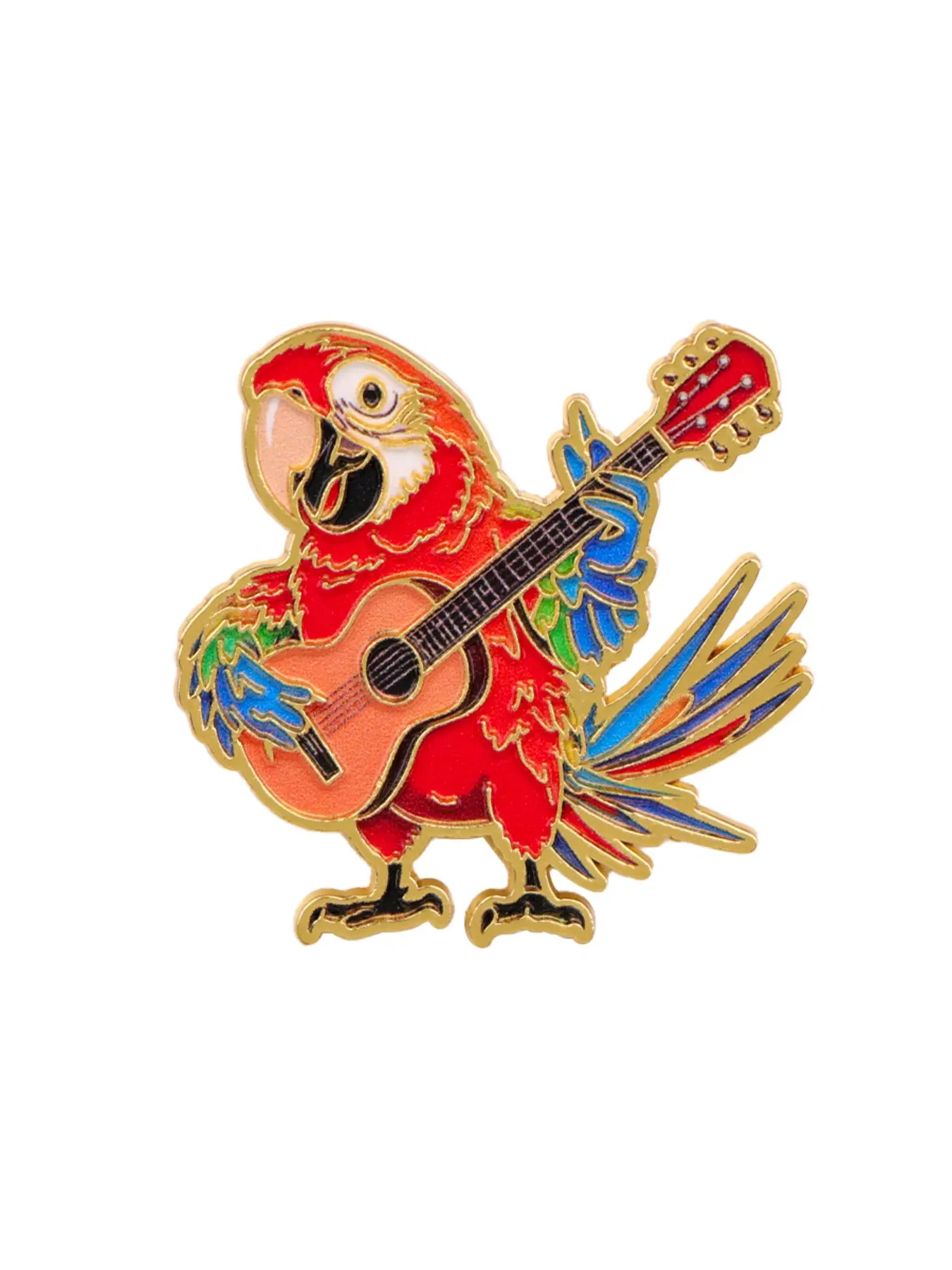 1pc Parrot Turtle Ladybug Squirrel Enamel Pins, Cute Animal Design Zinc Alloy Badge, Fashion Accessory for Backpacks, Perfect Gift for Friends, All Seasons