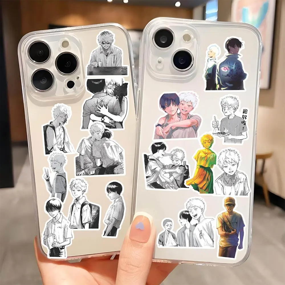 10/30/88pcs Black White The Summer Hikaru Died Anime Stickers DIY Scrapbook Suitcase Phone Guitar Cool Classic Manga Sticker Toy