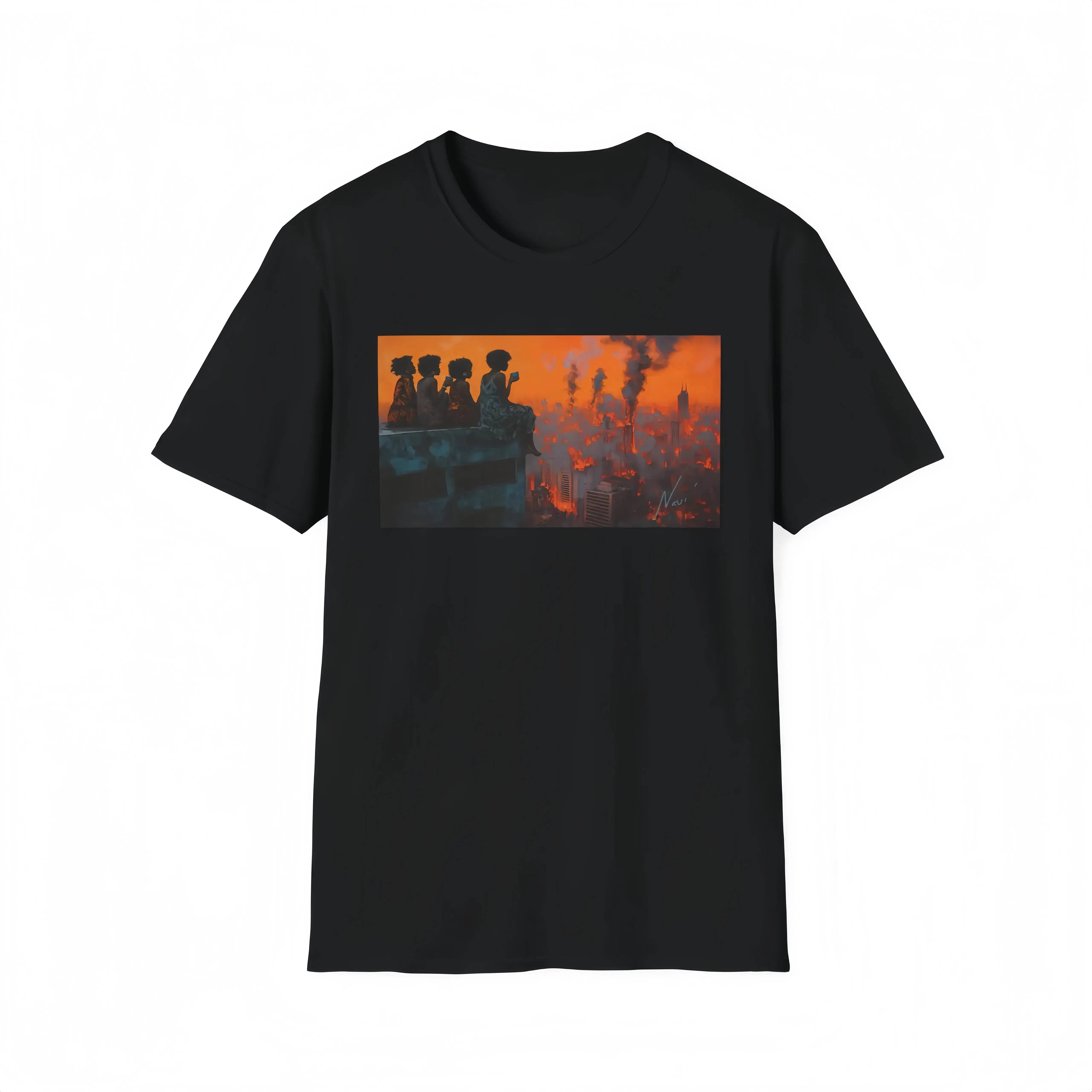 Unisex Streetwear T-Shirt, 100% Cotton Short-Sleeve with Dual Front and Back Black Heritage Graphic Print, Shortsleeve, Round Neck, Tshirt, Artistic Prints, Casual, Menswear, Tops, Breathable Cotton, Heritage Text, Breathable Cloth