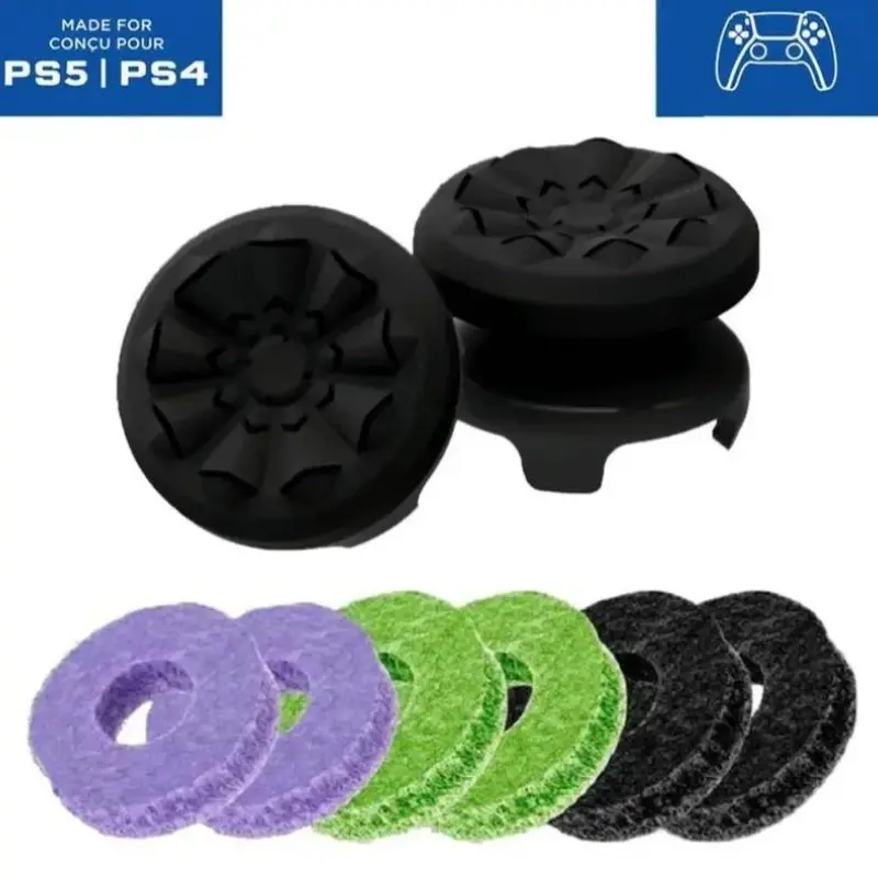 1 Set Precision Rings Thumbsticks Aim Boost Kit for PlayStation 5 (PS5)/PlayStation 4 (PS4)  Controllers Accessories | Thumbsticks | Silicione Rubber 6 Pcs Precision Rings joystick thumbstick ps4/PS5joystick thumbstickps