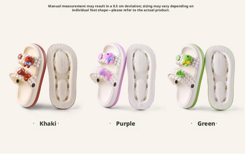 New thick-soled women's slippers, non-slip cute sandals