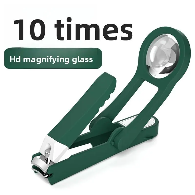 Nail clippers anti-splash nail clippers set for the elderly with magnifying glass nail clippers single large