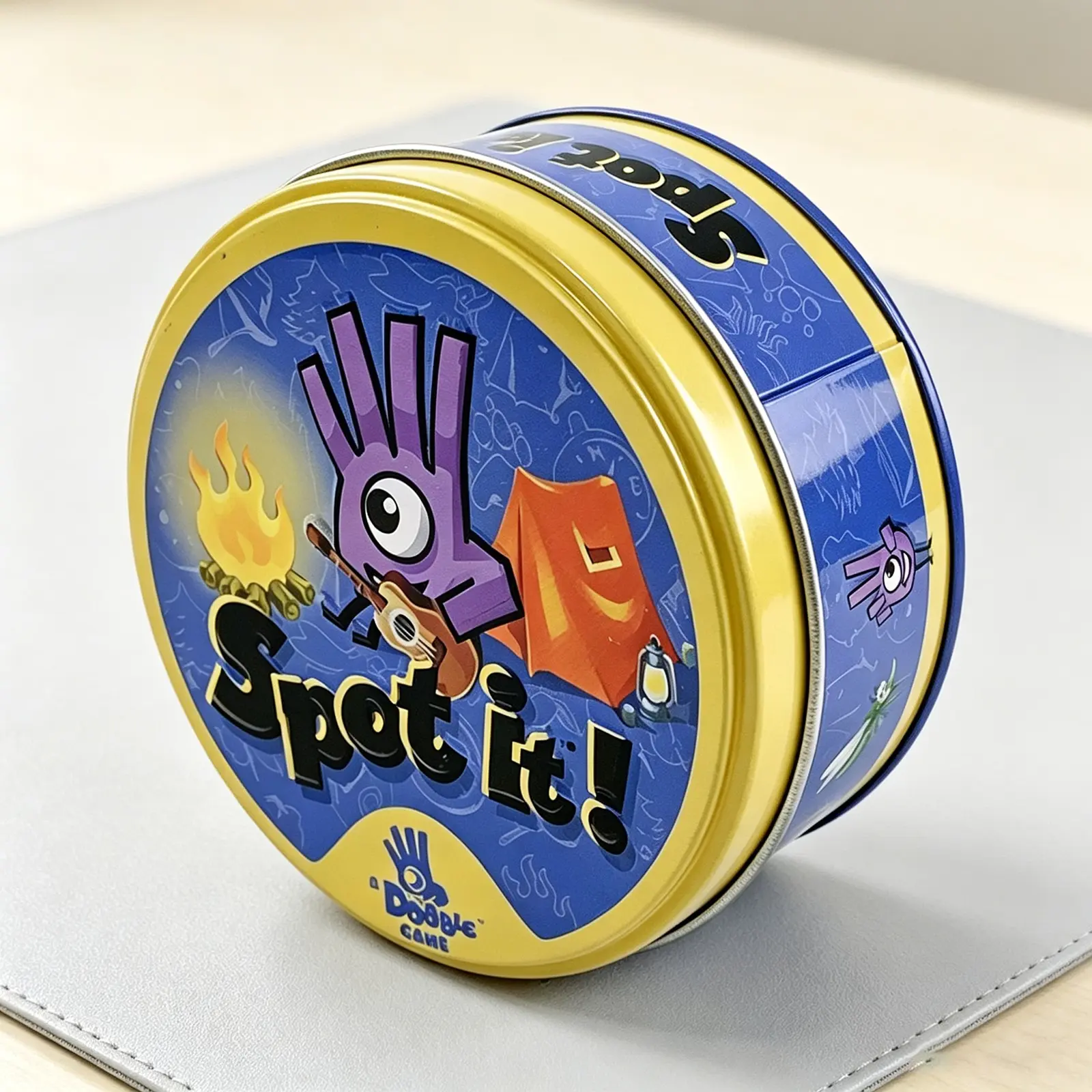 Spot It! Board Game, Fun Interactive Party Games, Portable Family Entertainment, Ideal for Camping & Gatherings, Enhances Focus & Reaction Skills