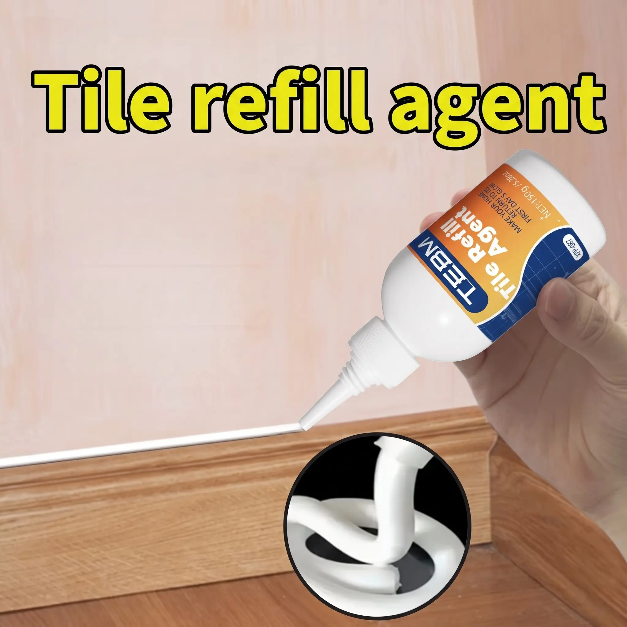 Universal RV Waterproof Leak Proof Tile Grout Sealer, Quick Dry Caulking Sealant, Bathroom Caulk for Sinks and Toilets, Powerful Seal for Home & RV, Includes Application Tools