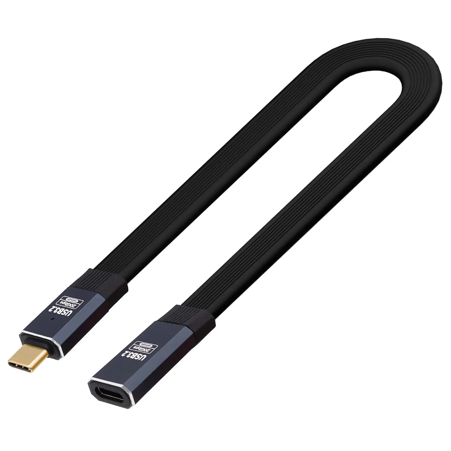 USB C Extension  USB 3.2 Gen 2x2 Type C Male to Female 20Gbps Data Transfer 100W PD   8K60Hz  Video Output  for Thunderbolt 4/3 Phone Tablet Laptop SSD -80cm