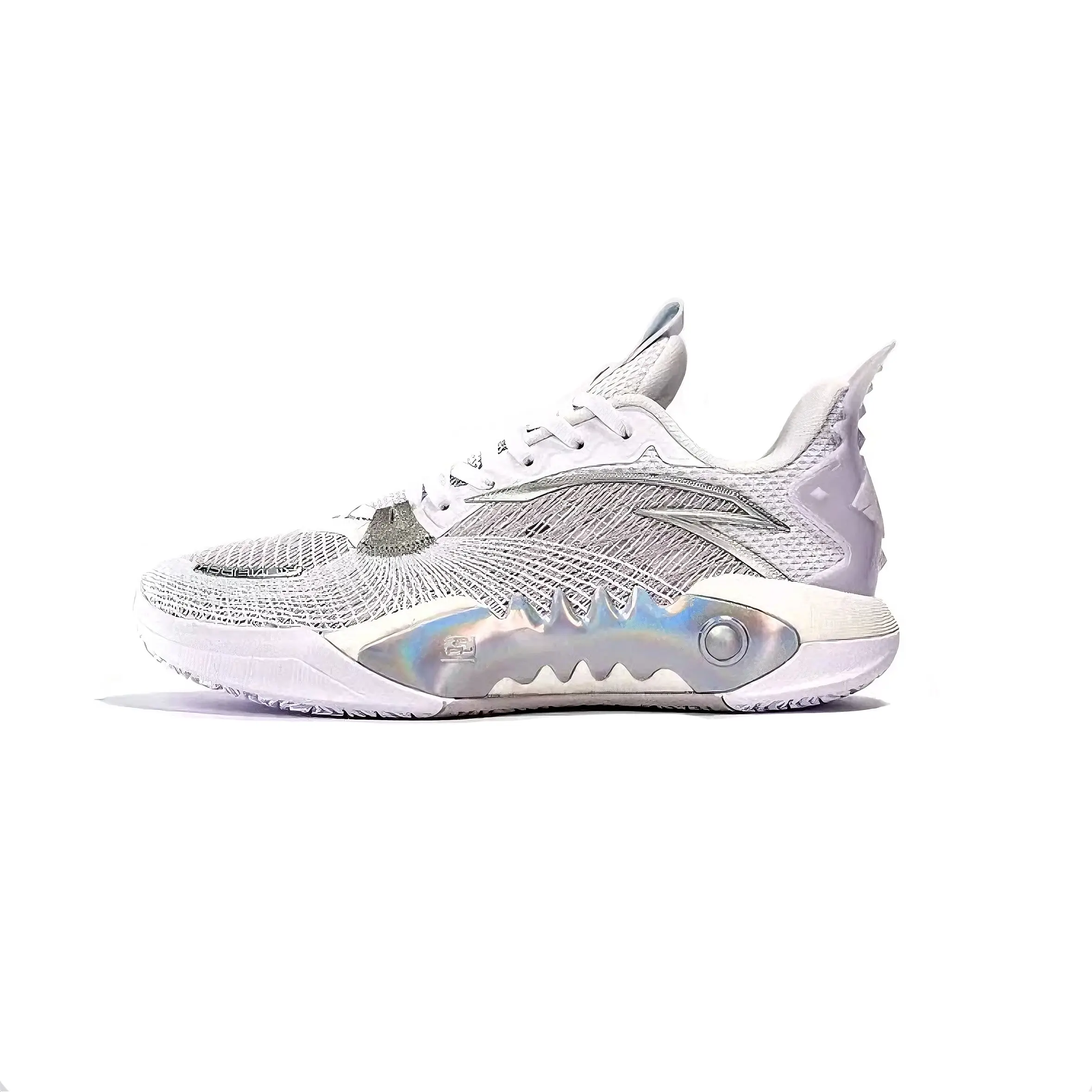 Anta Men's Low-Top Basketball Shoes with Nitrogen Technology for Professional Play, Cushioning, and Durability Trending Shoes, House White Official Shoes to Get / Maison Mihara Verifiable, with credentials and supporting global authentication