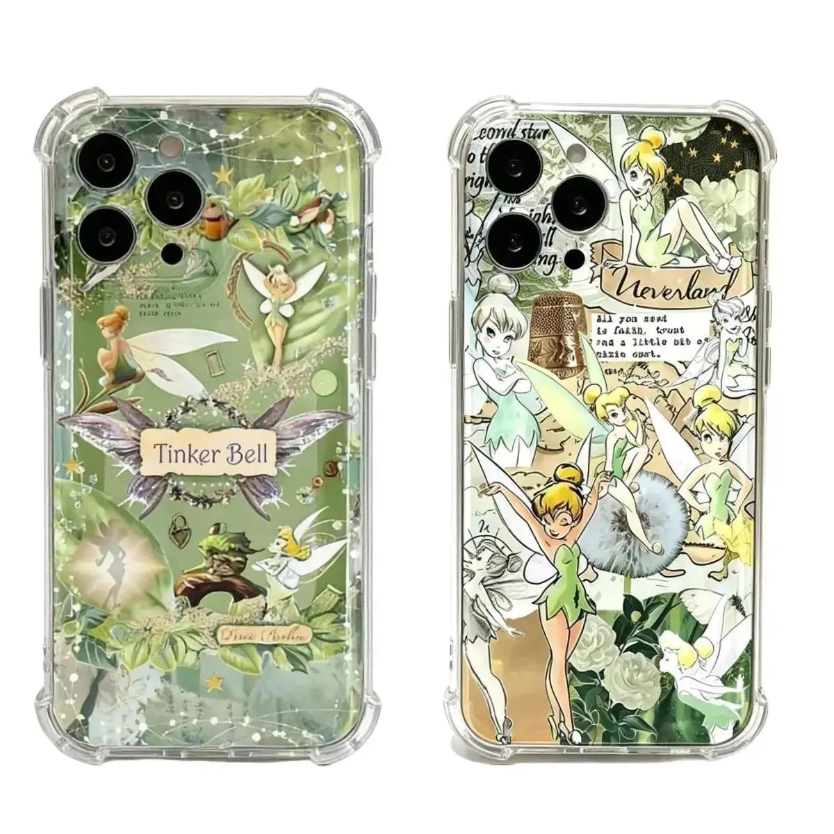 T-Tinker Bell TPU shockproof matte Phone case,Suitable for iPhone 17-11 Pro Max/Plus and  Samsung Galaxy S23-25