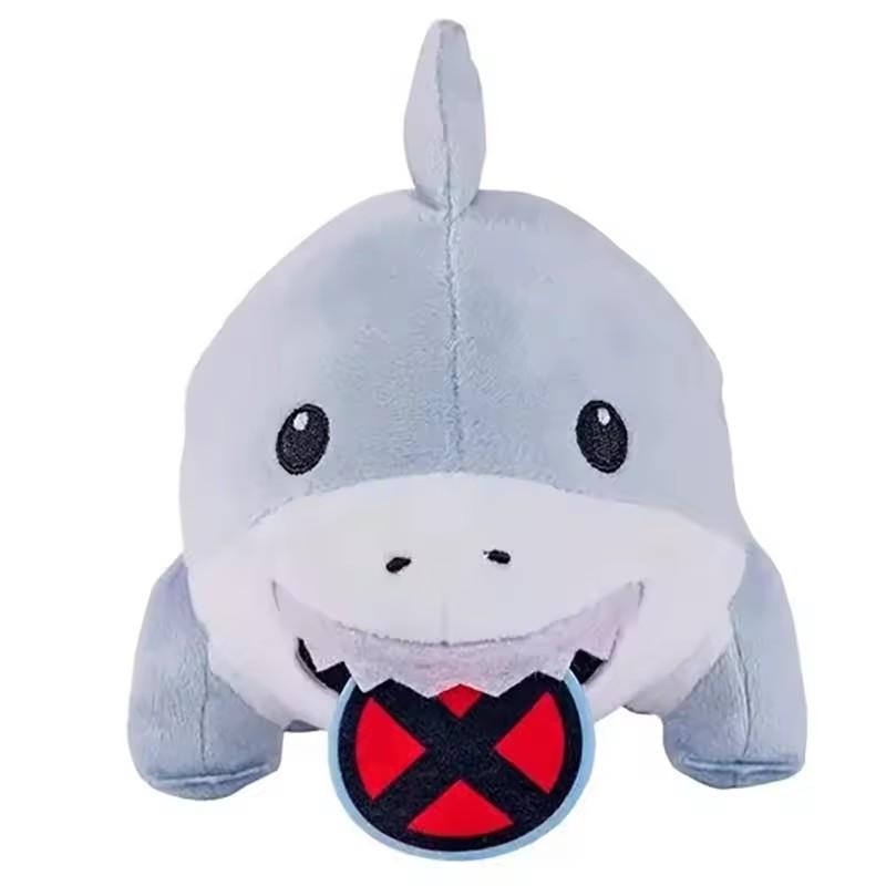 Jeff The Land Shark PlushToy Cartoon Anime Cute Dolls Soft Stuffed Toy Special Birthday Gift For Kids Adults and Room Decoration