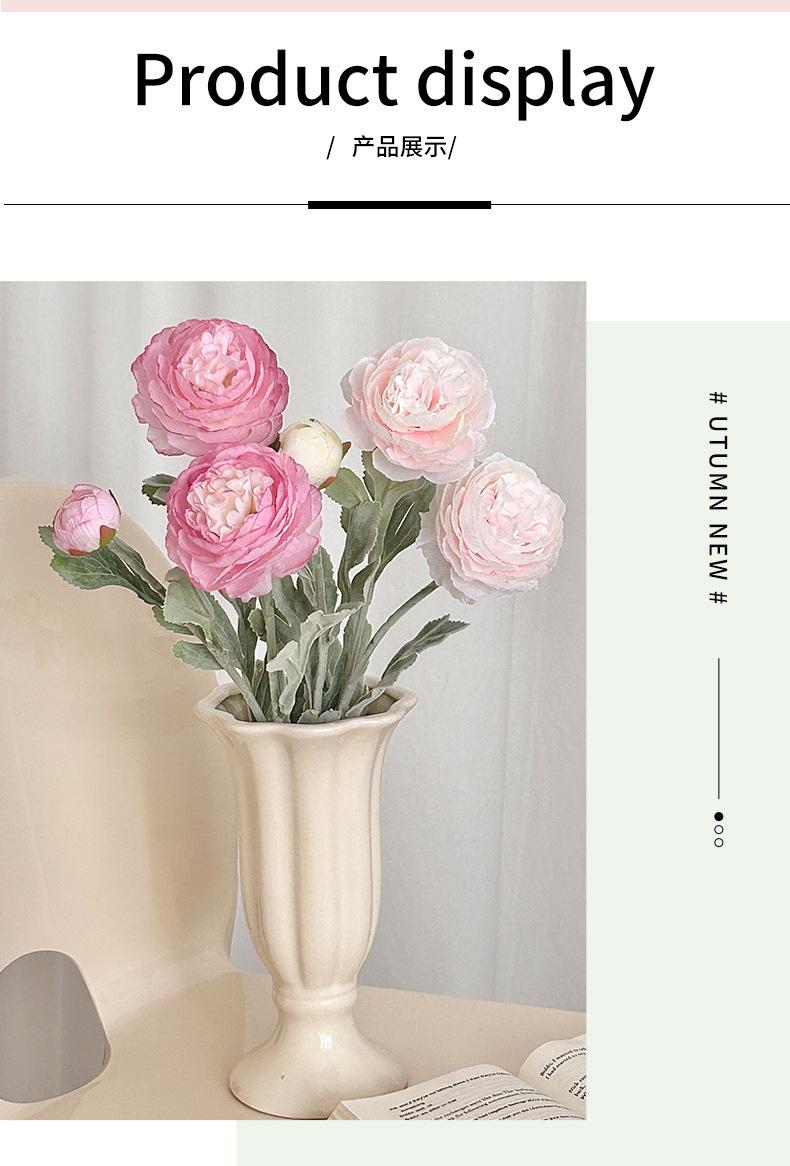 The Molilito Peony Bouquet - 20 Stems (≈60 Heads), 50 cm, Bendable Stems for Wedding & Home Décor Artficial Peonies Faux Flowers