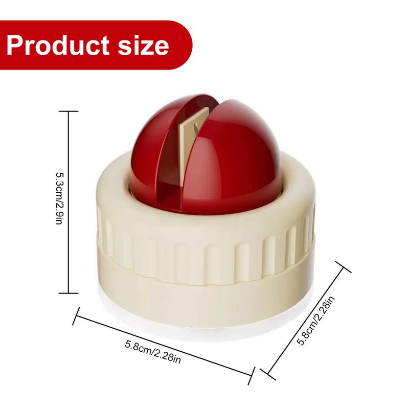 Knife Sharpener | Portable Rapid Knife Sharpener & Kitchen Knife Sharpener (with Suction Base) | for Knives, Scissors, Cleavers & Outdoor Tools | Sharpener (Non-Slip)